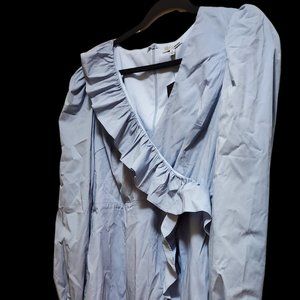 Fashion Nova - Blue Ruffle Dress/XL